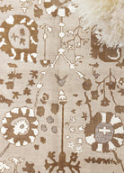 Soho Antiq-Sani El Dokuma Yün Büyük Uşak Halısı 316x436 Cm-Halı-3-Milagron.com