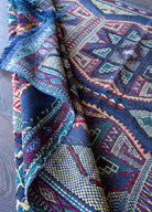 Soho Antiq-Sara Yıldız Desenli El Dokuma Cicim Yün Kilim 134x178 Cm-Halı-6-Milagron.com