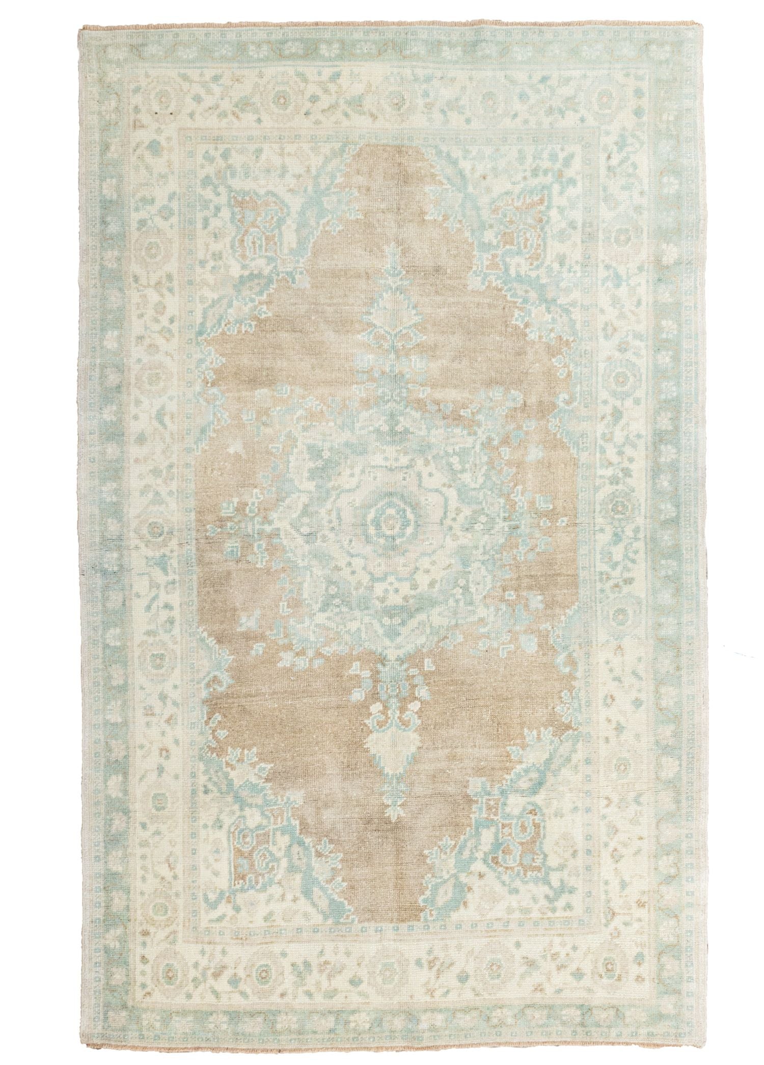 Soho Antiq-Saveh Madalyon Desenli Yün Halı 137x224 Cm-Halı-1-Milagron.com