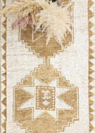 Soho Antiq-Sazoba Geometrik Motifli Herki Yün Yolluk 91x360 Cm-Halı-4-Milagron.com