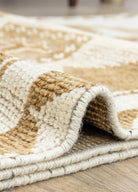 Soho Antiq-Sazoba Geometrik Motifli Herki Yün Yolluk 91x360 Cm-Halı-5-Milagron.com