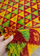 Soho Antiq-Seva Geometrik Desenli Dekoratif Tülü Halı 122x211 Cm-Halı-4-Milagron.com