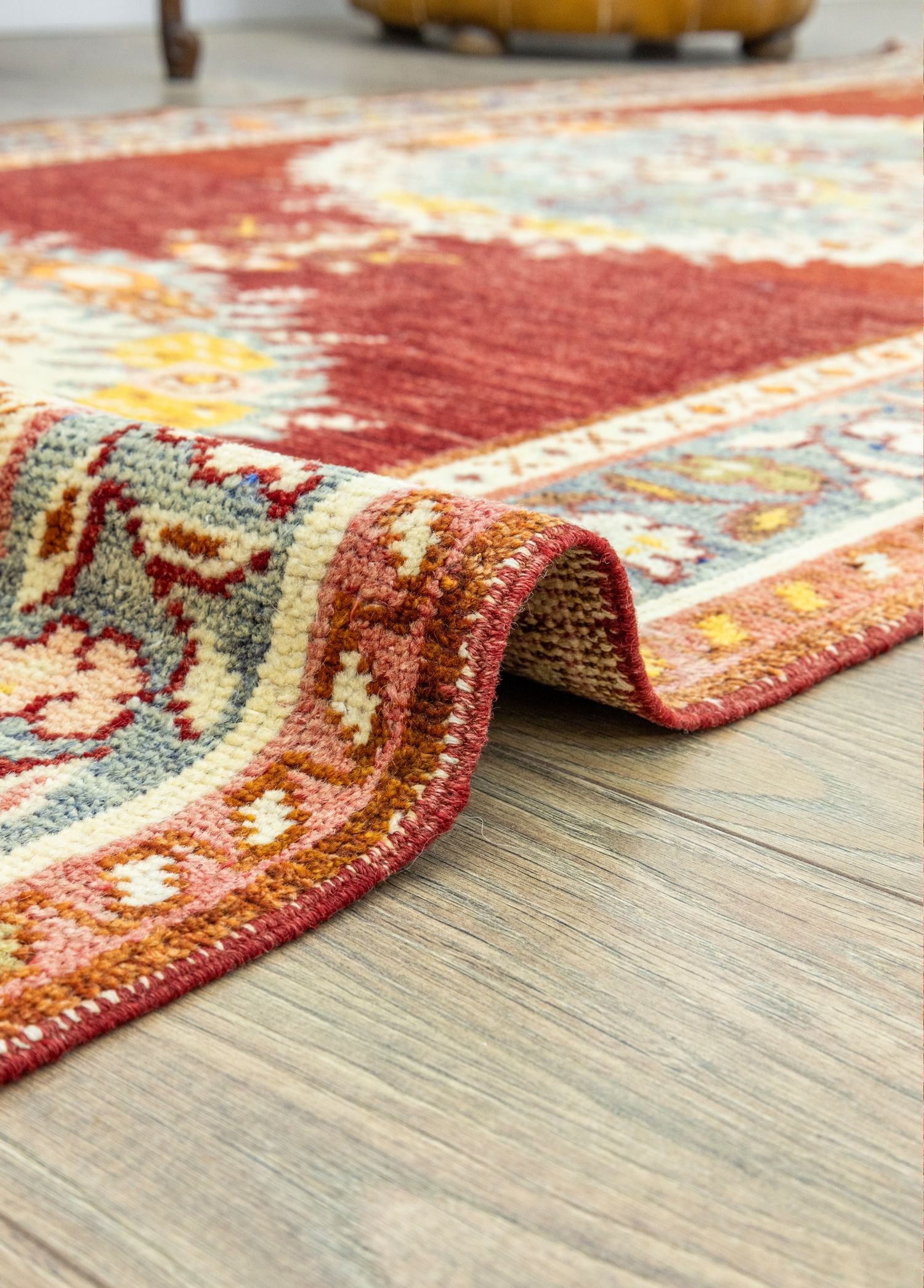 Soho Antiq-Soma El Dokuma Denizli Güney Yolluk 102x387 Cm-Halı-5-Milagron.com