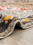 Soho Antiq-Tagged İlkel Desenli Shaggy Yün Halı 152x191 Cm-Halı-5-Milagron.com