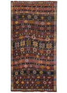 Soho Antiq-Tamilla Etnik Desenli El Dokuma Cicim Kilim 204x375 Cm-Halı-1-Milagron.com