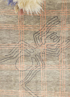 Soho Antiq-Tan Tan El Dokuma Modern Figürlü Yün Halı 281x382 Cm-Halı-4-Milagron.com