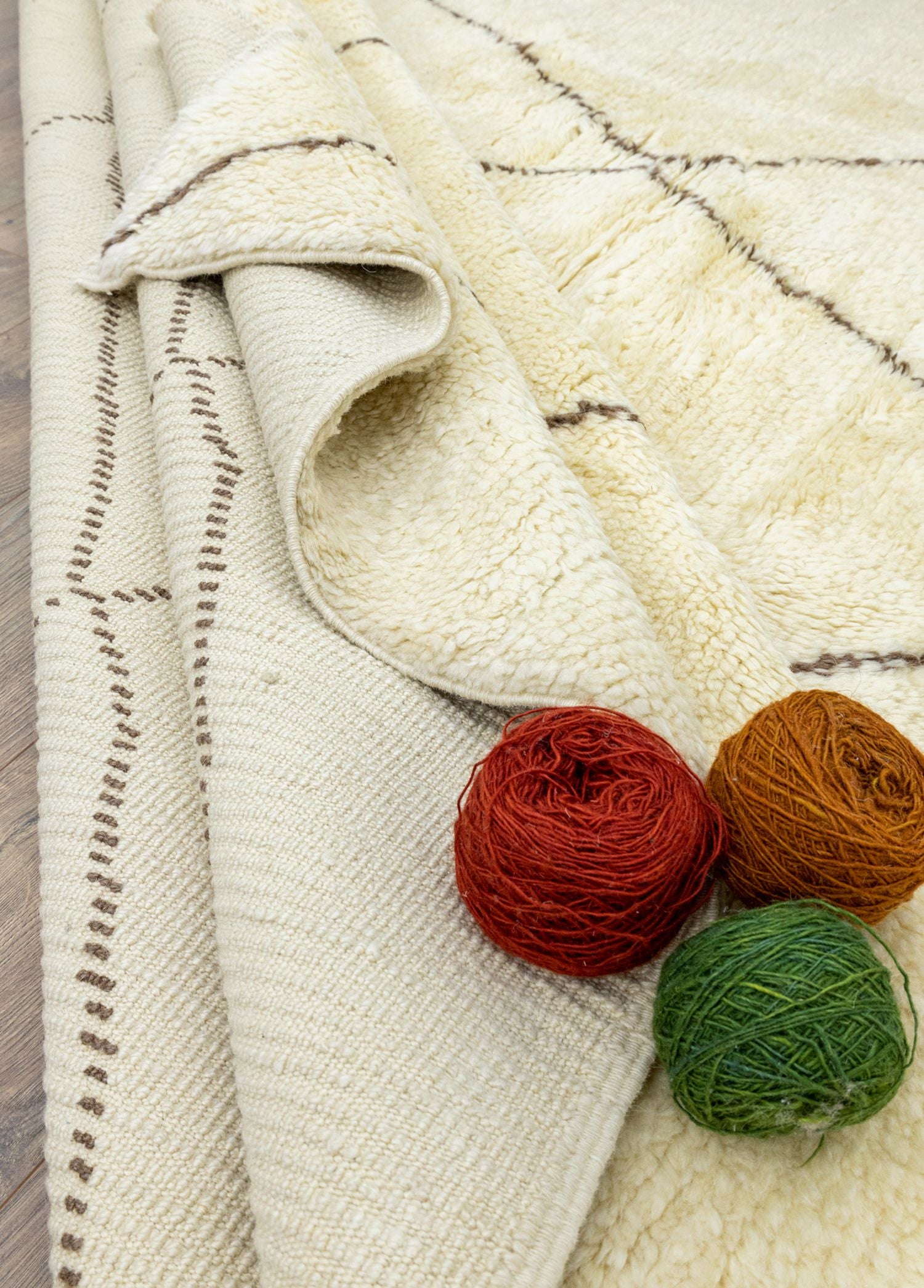 Soho Antiq-Tanca El Dokuması Morocco Tarzı Yün Halı 276x378 Cm-Halı-6-Milagron.com