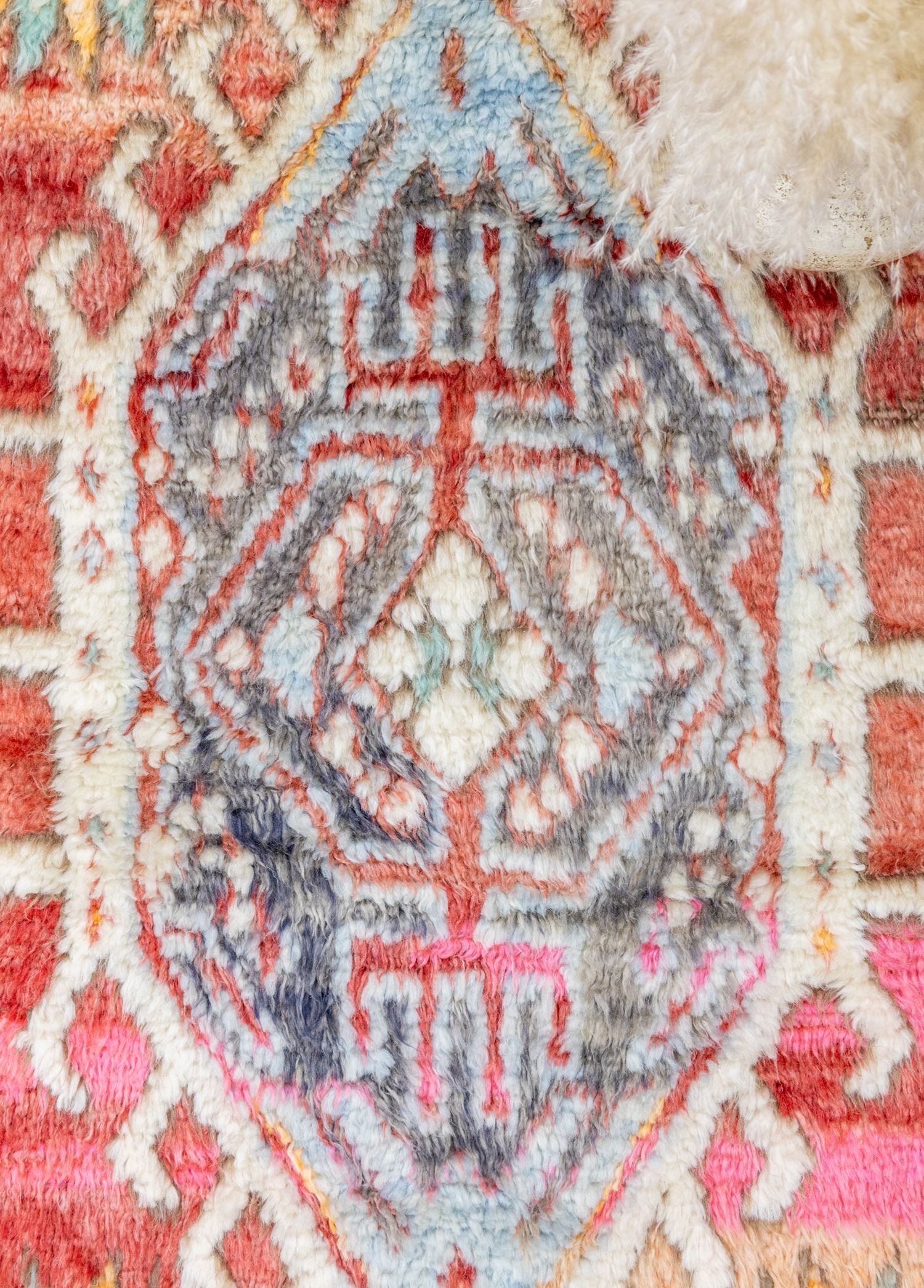 Soho Antiq-Thyra Bohem Tarz El Dokuma Shaggy Halı 145x225 Cm-Halı-3-Milagron.com