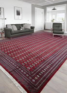 Soho Antiq-Tılla Geleneksel Türkmen Desenli El Dokuma Türkmen Halısı 365x555 Cm-Halı-2-Milagron.com