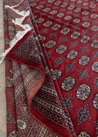 Soho Antiq-Tılla Geleneksel Türkmen Desenli El Dokuma Türkmen Halısı 365x555 Cm-Halı-6-Milagron.com