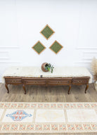 Soho Antiq-Tıraz Bordür Desenli El Dokuma Uşak Yolluk 81x408 Cm-Halı-2-Milagron.com