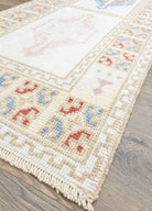 Soho Antiq-Tıraz Bordür Desenli El Dokuma Uşak Yolluk 81x408 Cm-Halı-3-Milagron.com