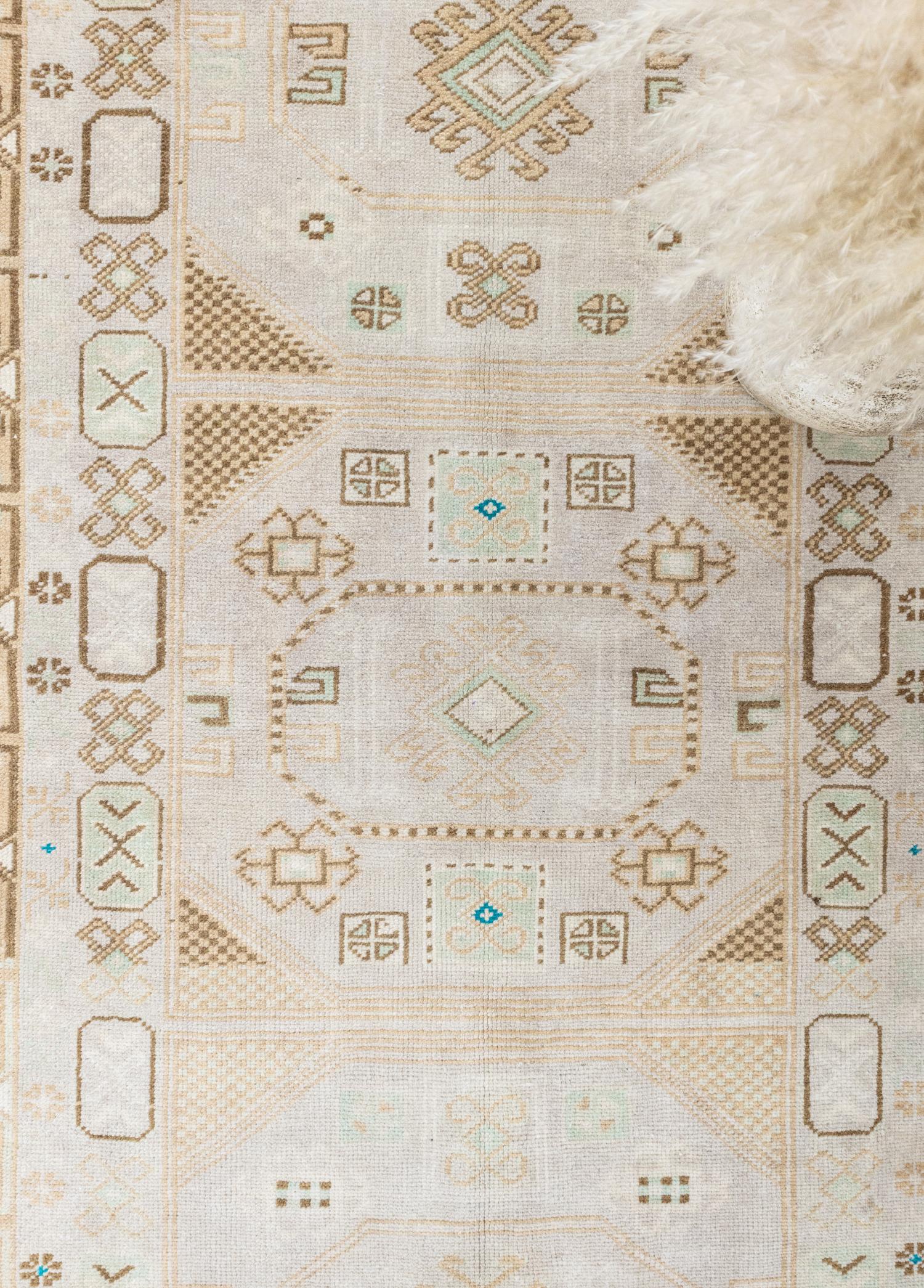 Soho Antiq-Tivka Rustik Desenli El Dokuma Yün Halı 144x268 Cm-Halı-3-Milagron.com