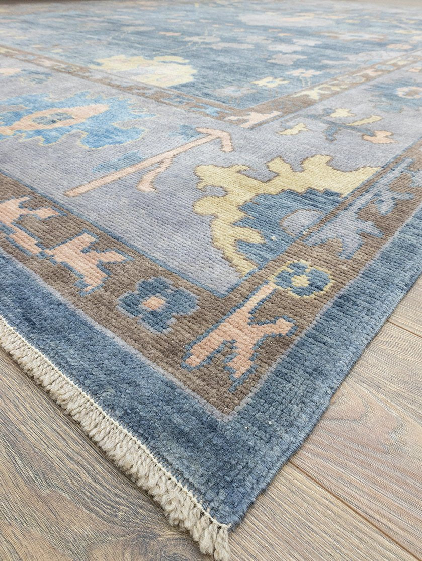 Soho Antiq-Tove İlkel Figürlü Modern Uşak Yün Halı 310x412 Cm-Halı-6-Milagron.com