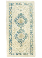 Soho Antiq-Tunay Floral Desenli El Dokuma Yün Halı 167x354 Cm-Halı-1-Milagron.com