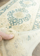 Soho Antiq-Tunay Floral Desenli El Dokuma Yün Halı 167x354 Cm-Halı-4-Milagron.com