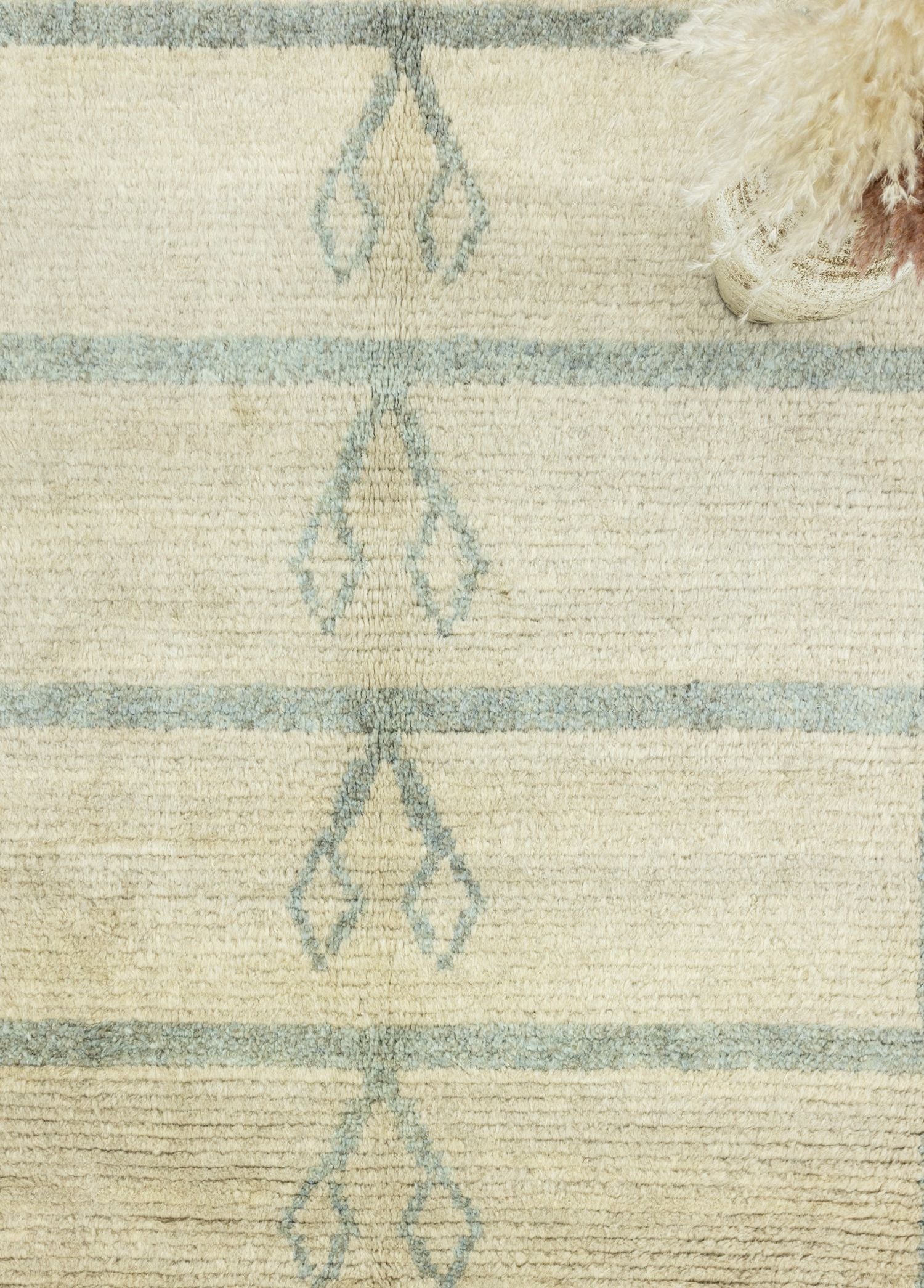 Soho Antiq-Vales İlkel Desenli Yün Shaggy Halı 300x420 Cm-Halı-3-Milagron.com