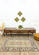 Soho Antiq-Vidar İlkel Desenli El Dokuma Yün Halı 117x178 Cm-Halı-2-Milagron.com