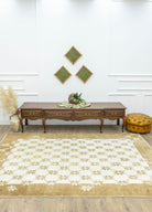 Soho Antiq-Yula çiçek Desenli El Dokuma Yün Uşak Halısı 199x281 Cm-Halı-2-Milagron.com