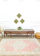 Soho Antiq-Yulsa Madalyon Tasarımlı El Dokuma Halı 137x242 Cm-Halı-2-Milagron.com