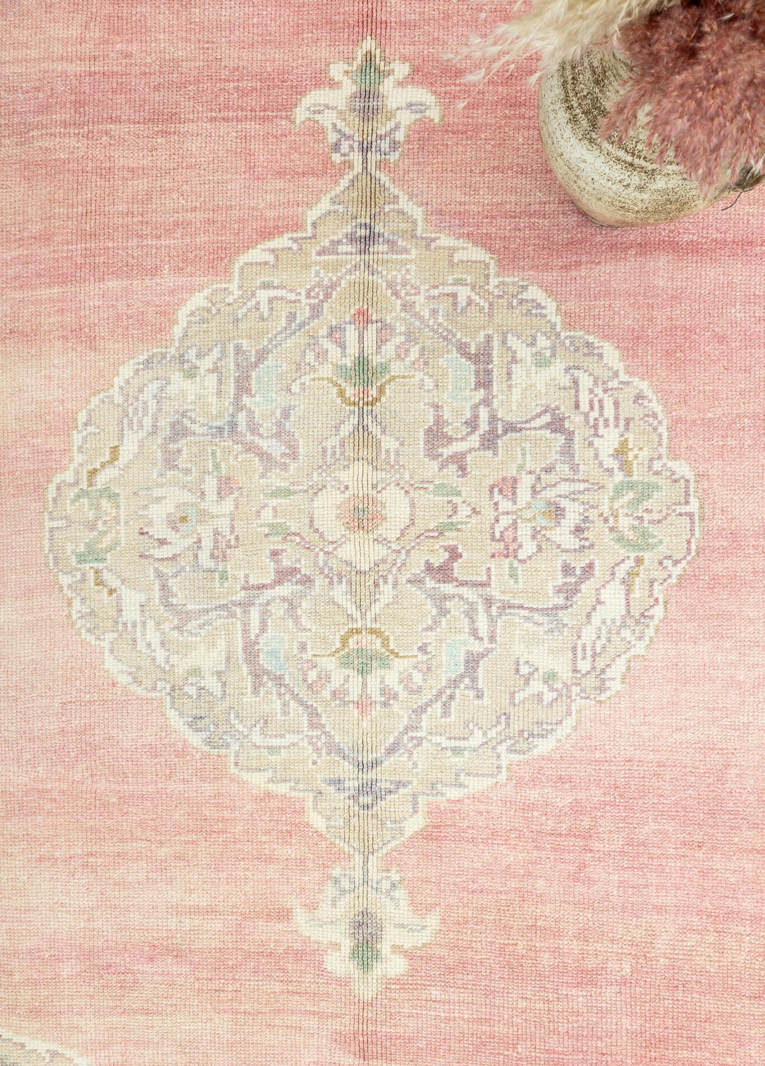 Soho Antiq-Yulsa Madalyon Tasarımlı El Dokuma Halı 137x242 Cm-Halı-3-Milagron.com