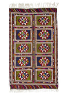 Soho Antiq-Zerda El Dokuması Geometrik Desenli Cicim Kilim 170x290 Cm-Halı-1-Milagron.com