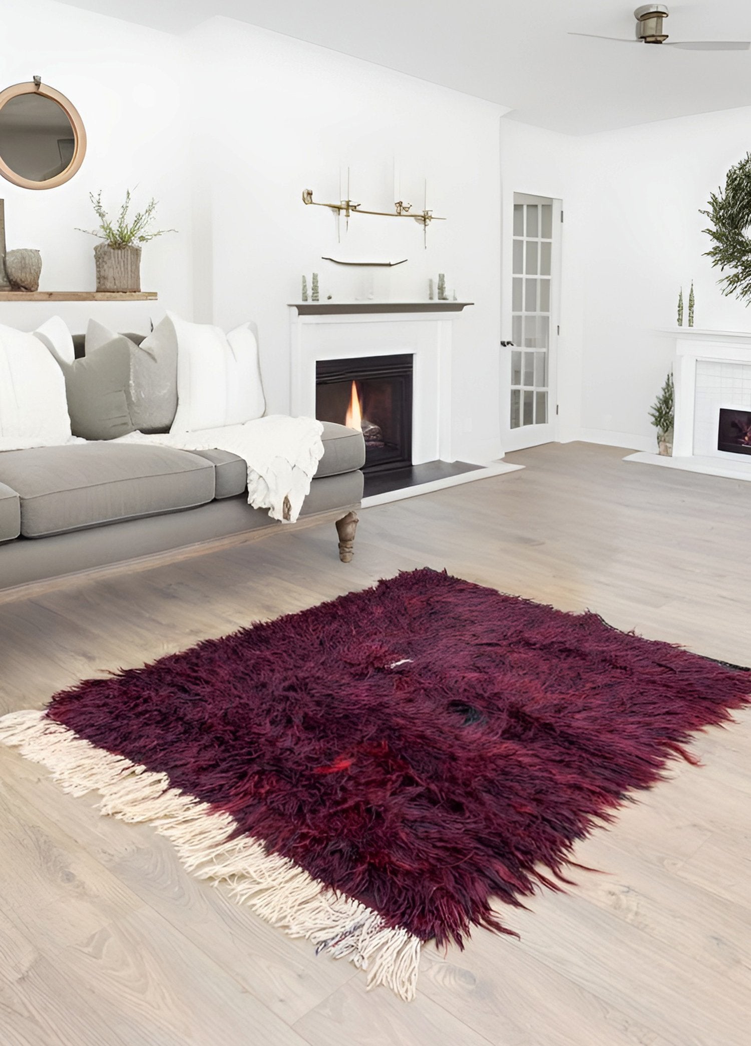 Soho Antiq-Zeta El Dokuması Filikli Tiftik Tülü Halı 119x154 Cm-Halı-2-Milagron.com