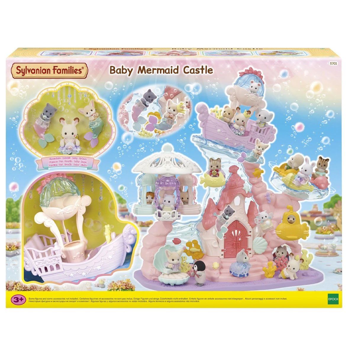 Sylvanian Families-Bebek Denizkızı Şatosu +3 Yaş-Biriktirilebilir Oyuncaklar ve Setleri-1-Milagron.com