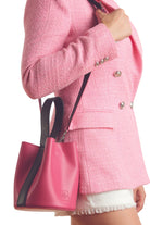 Thestance.co-Roy - Pembe & Lacivert-Omuz Çantası-5-Milagron.com