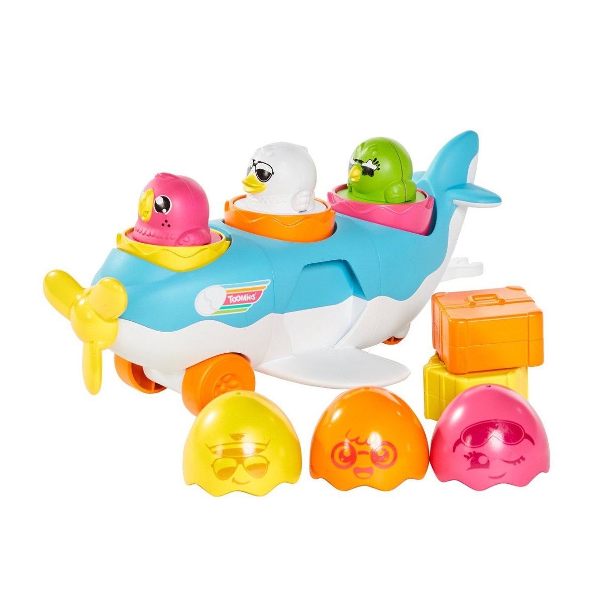 Tomy-2si1 Arada Uçak Ve Saklambaçlı Yumurtalar-Bebek Oyuncakları-2-Milagron.com