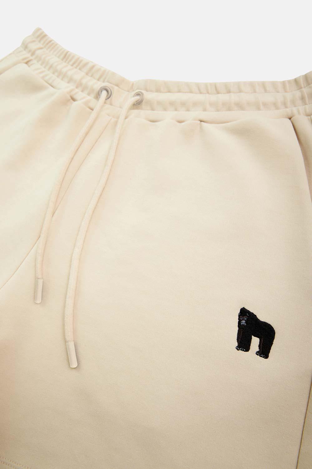 WWF Market-Goril Erkek Kısa Şort - Bej-Şort-4-Milagron.com