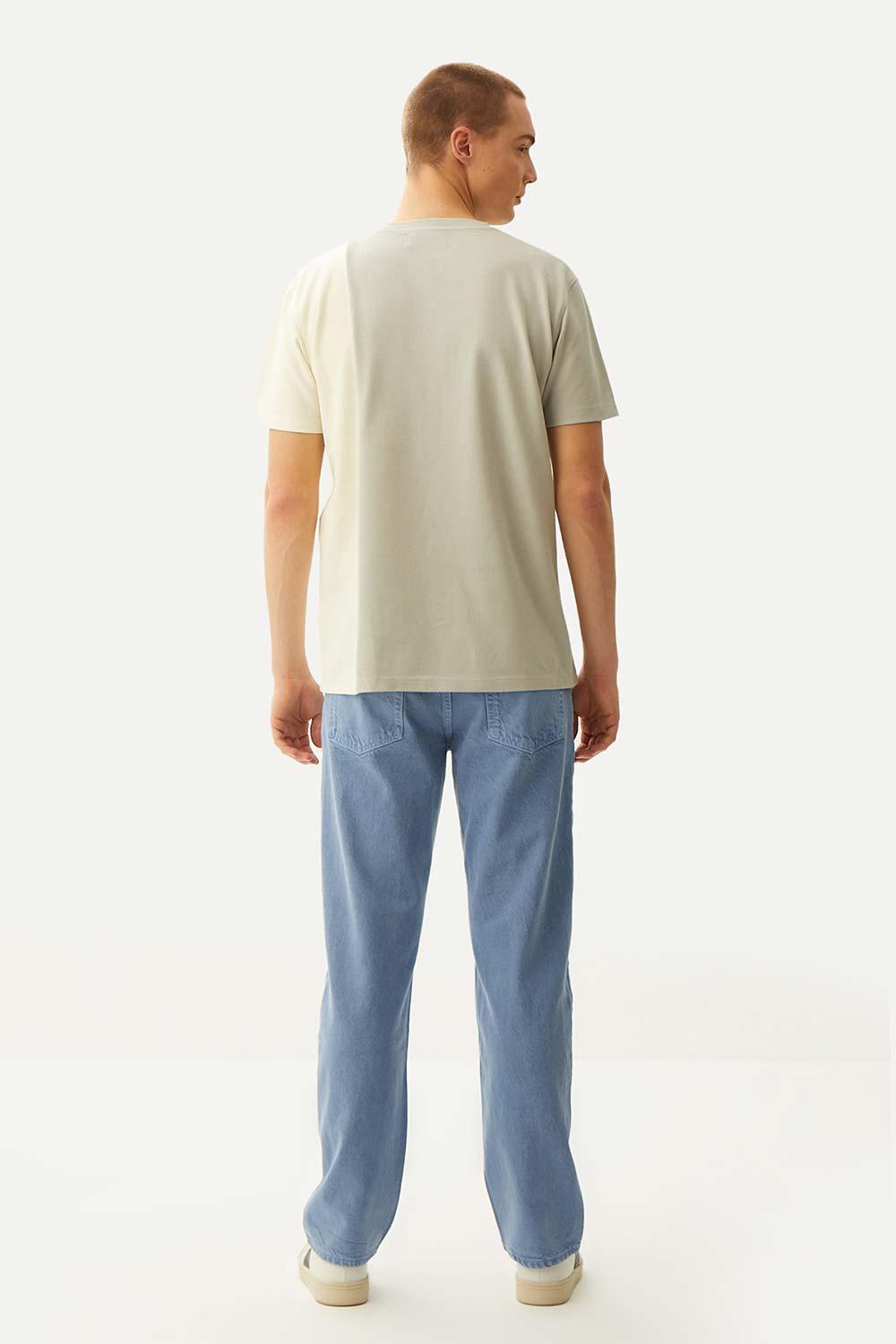 WWF Market-Güney Kara Pengueni Colorblock T-Shirt - Gri-T-Shirts-5-Milagron.com