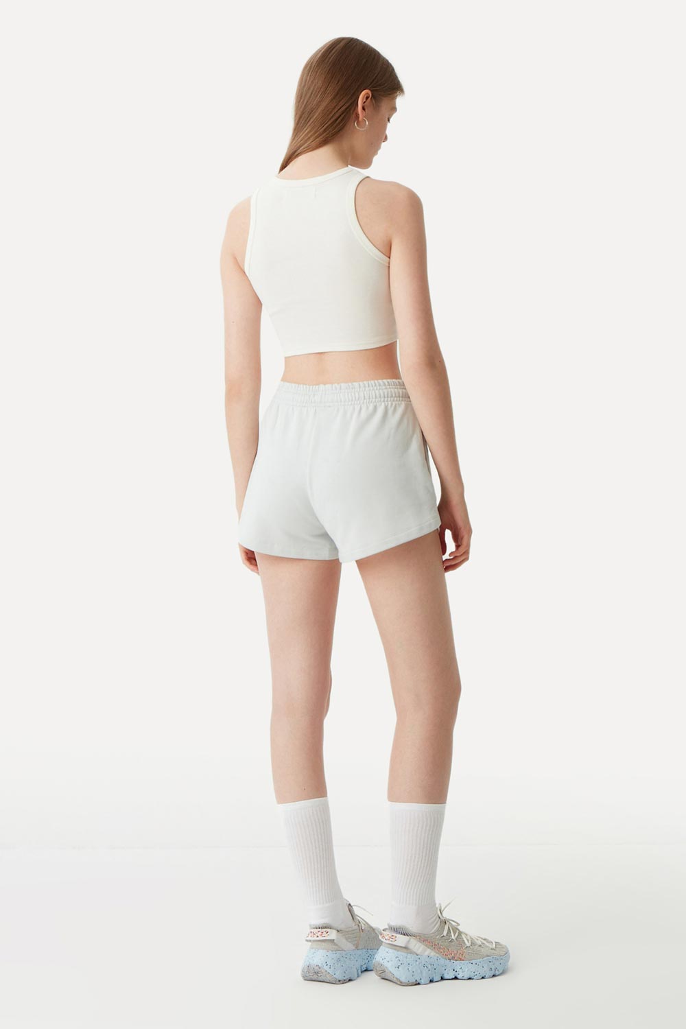 WWF Market-Sugar Glider Kadın Şort - Gri-Şort-5-Milagron.com