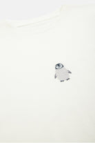 WWF Market-Yavru İmparator Penguen Crop T-shirt - Beyaz-T-Shirts-4-Milagron.com