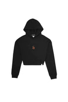 WWF Market-Yılan Crop Hoodie - Siyah-Sweatshirts & Hoodies-1-Milagron.com