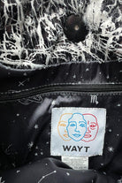 Wayt-Moon Child Suni Kürklü Siyah Vinil Omuz Çantası-Omuz Çantası-3-Milagron.com