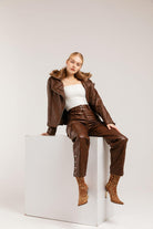Wown-Dora Leather Jacket-Deri Mont-2-Milagron.com