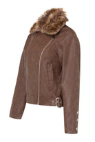 Wown-Dora Leather Jacket-Deri Mont-4-Milagron.com