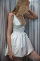 Zeynep Mayruk-Nara Dress Mini White-Elbise-1-Milagron.com