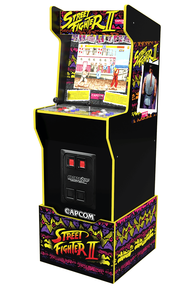Arcade1 Up Arcade1Up Capcom Legacy Street Fighter Lisanslı Oyun Konsolu (Sehpalı) Oyun Konsolları | Milagron 