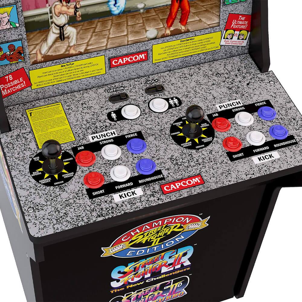 Arcade1 Up Arcade1Up Street Fighter Lisanslı Oyun Konsolu (Sehpalı) Oyun Konsolları | Milagron 
