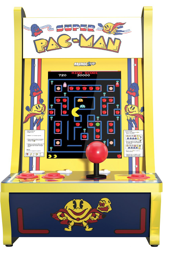 Arcade1 Up Arcade1Up Mini Super Pacman Lisanslı Masaüstü Oyun Konsolu Oyun Konsolları | Milagron 