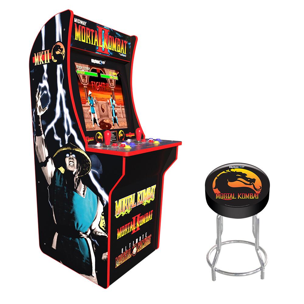 Arcade1 Up Arcade1Up Mortal Combat Lisanslı Oyun Konsolu Takımı (Sehpalı, Işıklı ve Sandalyeli) Oyun Konsolları | Milagron 