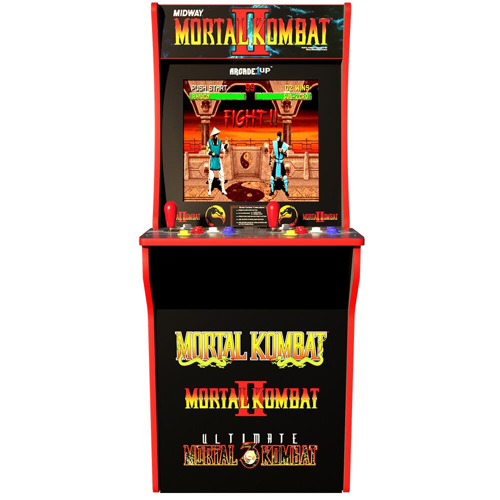 Arcade1 Up Arcade1Up Mortal Combat Lisanslı Oyun Konsolu Takımı (Sehpalı, Işıklı ve Sandalyeli) Oyun Konsolları | Milagron 