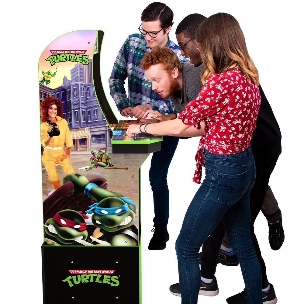 Arcade1 Up Arcade1Up Teenage Mutant Ninja Turtles Lisanslı Oyun Konsolu (4 Kişilik) Oyun Konsolları | Milagron 