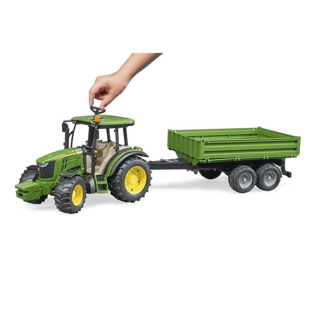 Bruder John Deere 5115 Traktör + Römork Oyuncak Kamyon ve İş Makineler | Milagron 