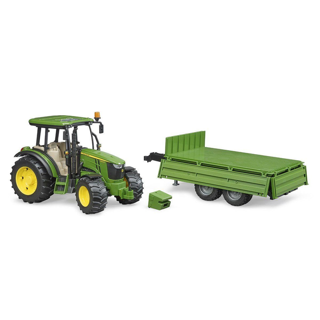 Bruder John Deere 5115 Traktör + Römork Oyuncak Kamyon ve İş Makineler | Milagron 
