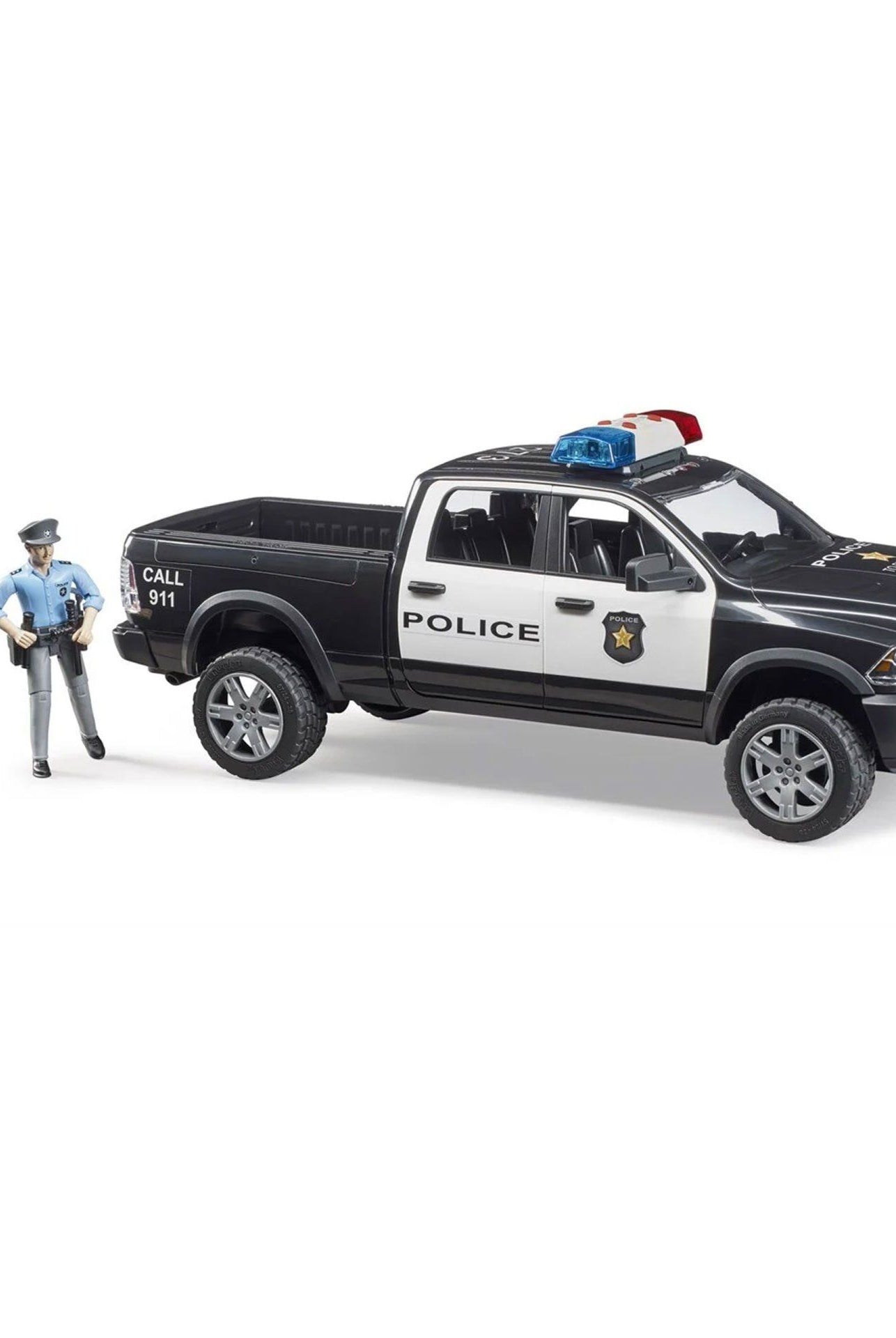 Bruder Ram 2500 Polis Aracı Ve Memur +4 Yaş Oyuncak Arabalar ve Setleri | Milagron 
