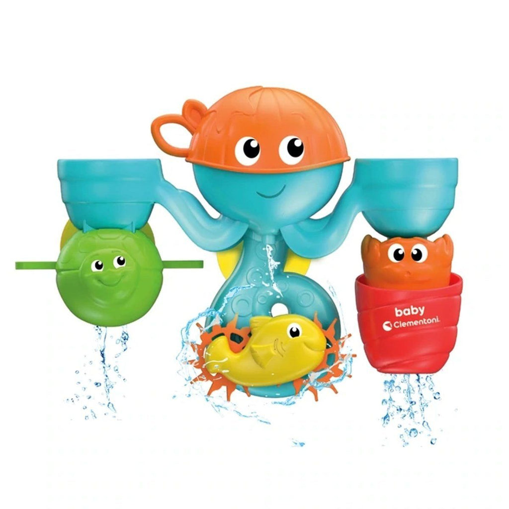 Clementoni Eğlenceli Arkadaşlar Su Parkı Banyo Oyuncağı, +6 Ay Bebek Oyuncakları | Milagron 