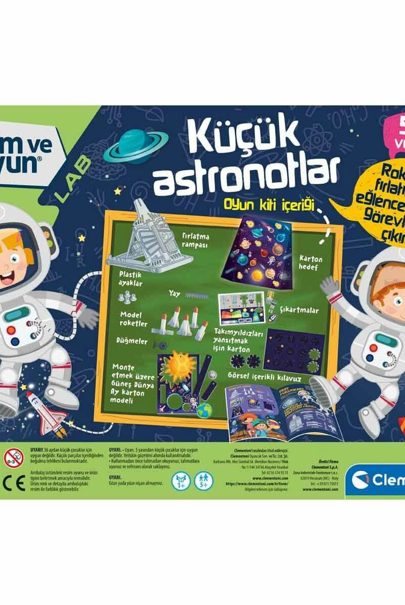 Clementoni Bilim Ve Oyun Minik Astronot +5 Yaş Oyun Setleri | Milagron 